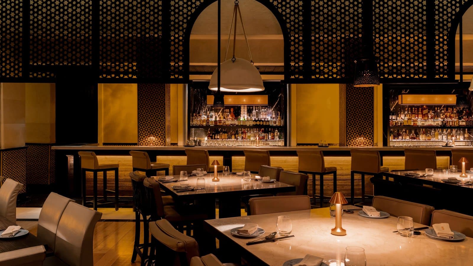Le bar de Ling Ling au Mandarin Oriental Marrakech